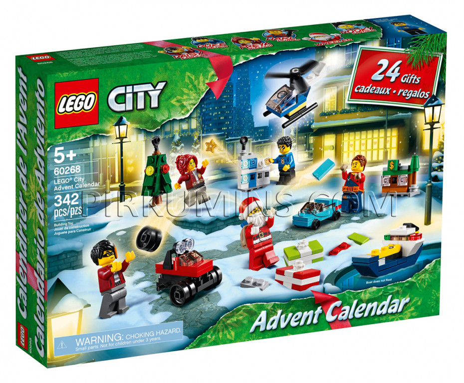 lego city advent calendar 60268 building set