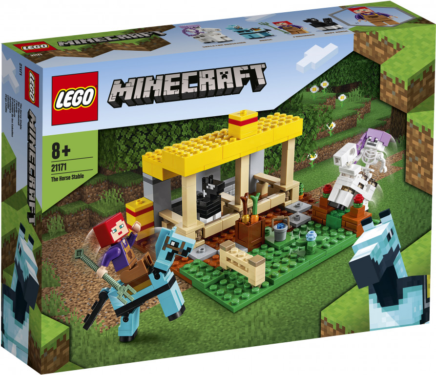 21171 Lego® Minecraft Zirgu Stallis, No 8 Gadiem New 2021! (maksas 