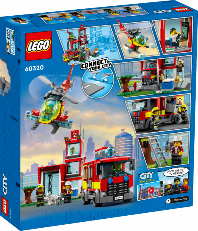 60320 LEGO® City Ugunsdzēsēju depo, 6+ gadiem, NEW 2022! (Maksas ...