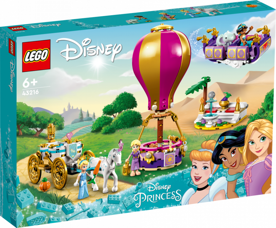 43216 LEGO® Disney Волшебное путешествие принцесс, с 6+ лет, NEW 2023