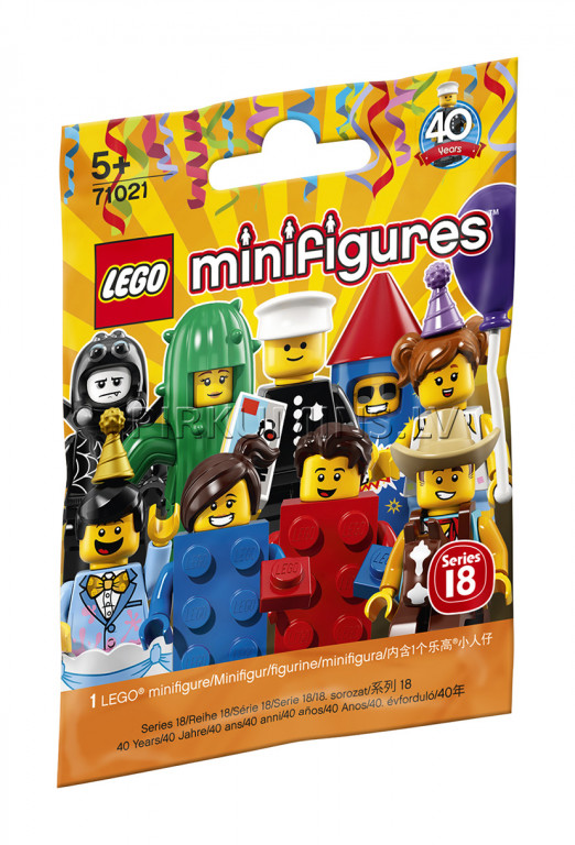 71021 LEGO Minifigures Party 18 sērija, no 5 gadiem NEW 2018! 71021 ...