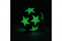 GOKI kaučuka bumba ar tumsā spīdošām zvaigznītēm, Diametrā 3,5cm, cena par 1gb.