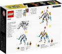 71761 LEGO® Ninjago Zane EVO jaudīgais robots 6+ gadiem, NEW 2022!