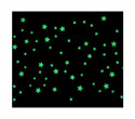 Djeco Tumsā spīdošas dekorācijas - 65 dažādas zvaigznes