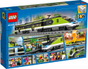 60337 LEGO® City Пассажирский поезд-экспрессs, 7 с + лет, NEW 2022! (Maksas piegāde eur 3.99)